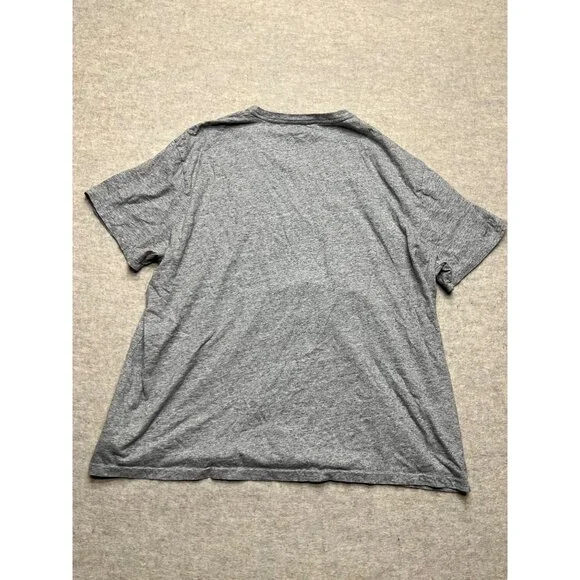 Polo Ralph Lauren Classic Fit Grey V-neck Short Sleeve T-shirt Size XXL - Picture 5 of 8